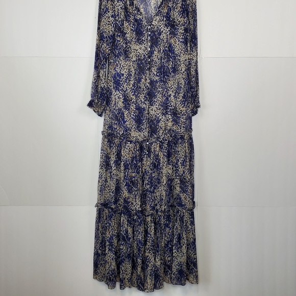 Elizabeth & James Silk Marilyn Maxi Dress Size: 10 - Picture 6 of 14